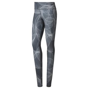 Reebok Running Tights Damen - Grau - DE 023-ZYM